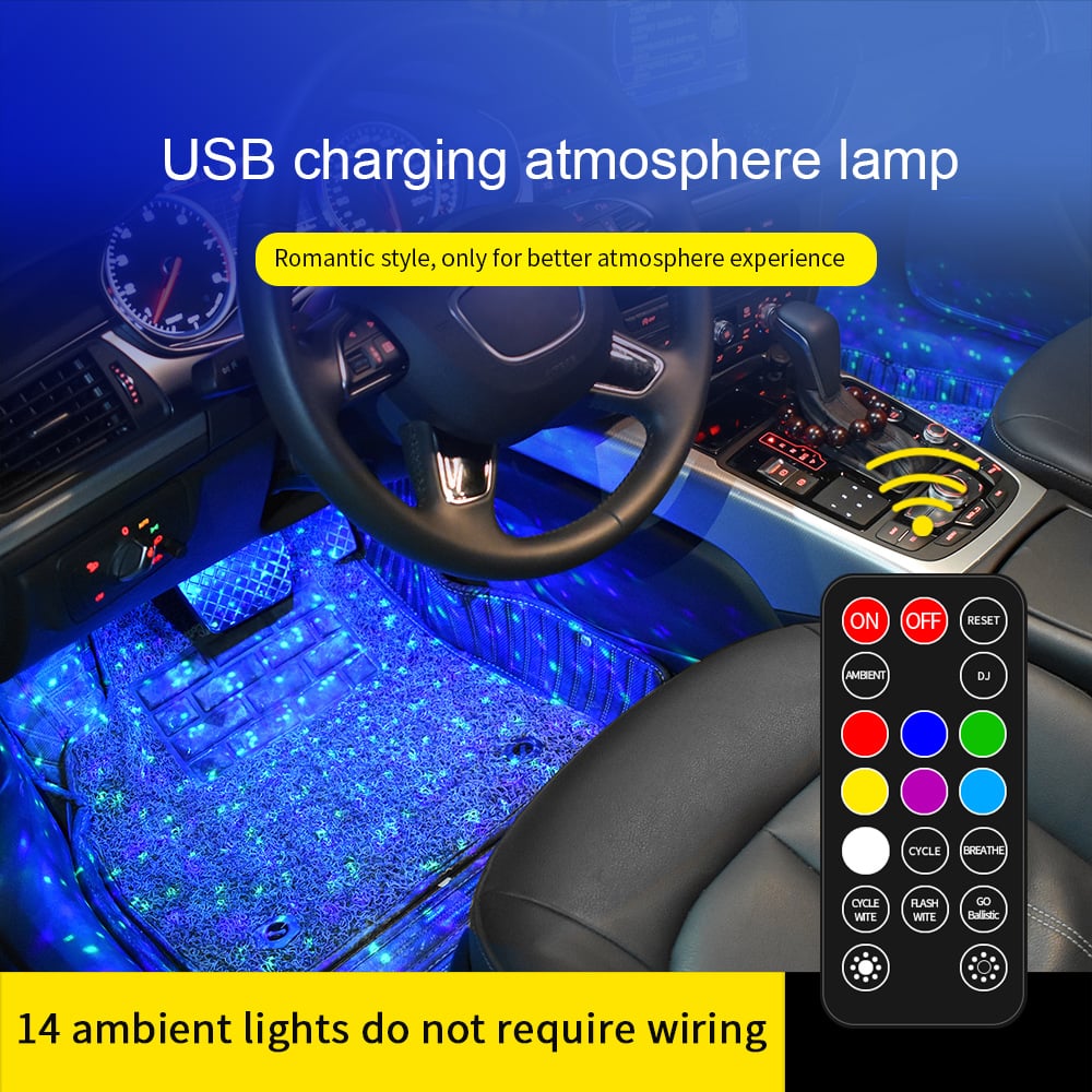 Car Interior Ambient Lights- (Contains 2 light bars)